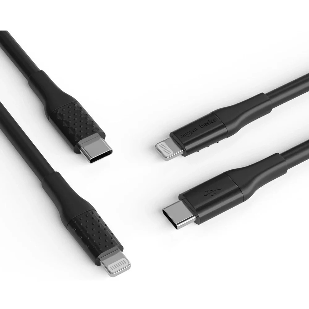 Amazon Basics USB-2.0 Type C to Lightning (MFi Certified) 10ft Charging Cable